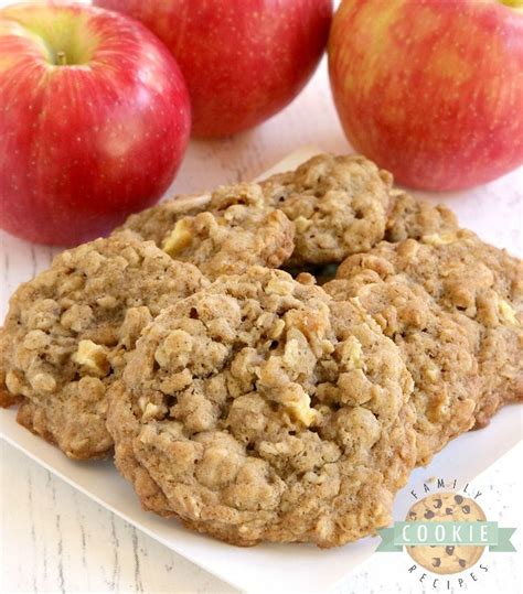 Caramel Apple Oatmeal Cookies Recipe Apple Oatmeal Cookies Caramel