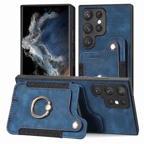 Samsung Galaxy S Ultra Leather Wallet Case With Rfid Credit Card