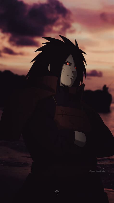 Madara Uchiha Cloud Sky Anime Anas Ahmed Edits Naruto Shippuuden