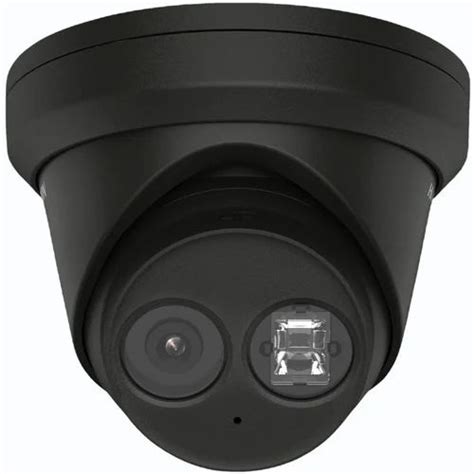 Black Hikvision Ds Cd G Iu Acusense Fixed Turret Network Camera At