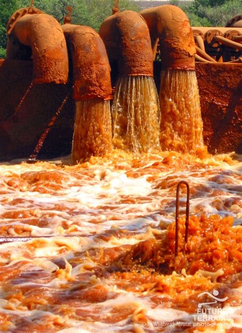 The Image Above Shows Waste Water Being Pumped From A South African