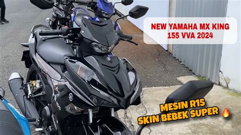 New Yamaha Mx King Vva Mengaspal Mesin R Vva Desain Baru