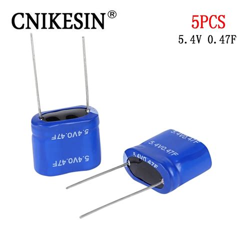 CNIKESIN 2PCS 0 47F 5 4V Super Capacitor Fala Capacitor Dedicated