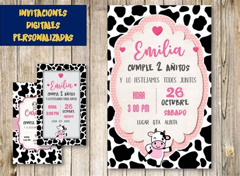 Tarjetas De Cumplea Os Vaca Lola Mercadolibre