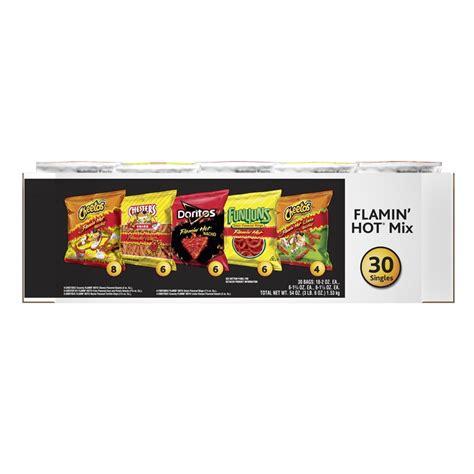 Frito Lay Flamin Hot Variety Pack Chips Ct Shipt