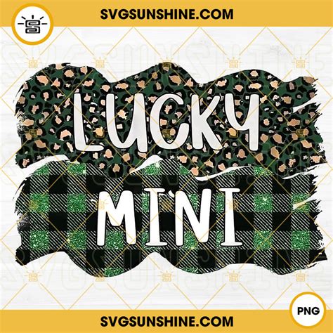 Lucky Mini Png Shamrock Png Leopard Cheetah Pattern Png St Patricks