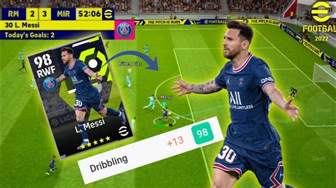 Base Messi Pes 2022 Max Rating Gameplay Review Efootball 2022