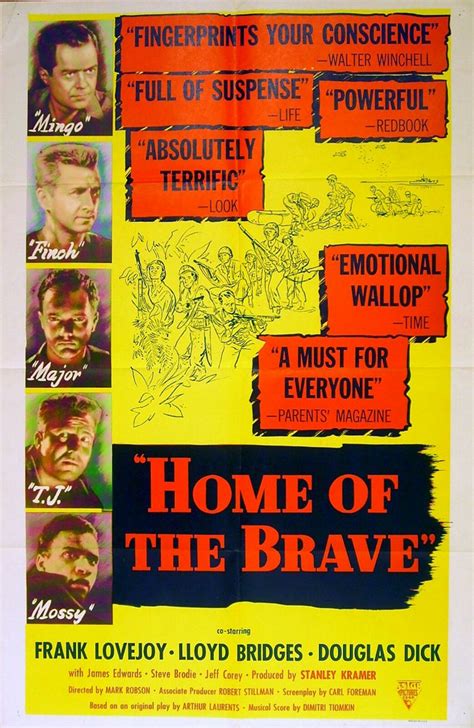 Home Of The Brave Rare Film Posters