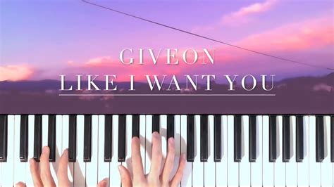 Giveon - LIKE I WANT YOU Piano Cover Accords - Chordify