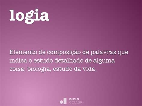 logia dicio dicionario  de portugues