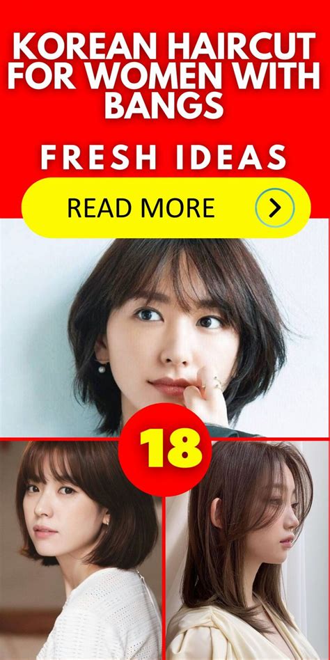 Korean Haircut 18 Ideas For Women With Bangs Elevate Your Style Game