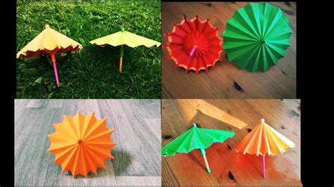 How To Make A Paper Umbrella That Open And Closes Origami Umbrella