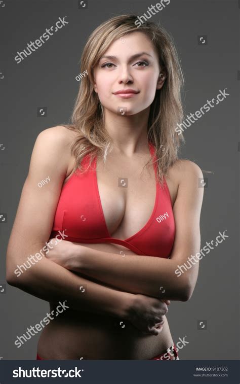 Beautiful Blonde Girl Bathingsuit Stock Photo 9107302 Shutterstock