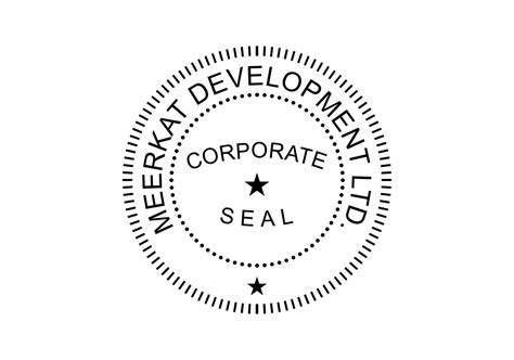 Company Seal Template