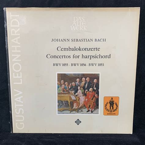 Bach Harpsichord Concertos Gustav Leonhardt Telefunken St Lp