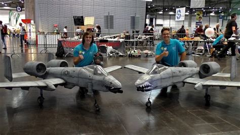 Stunning 2 Huge Rc Lightweight A 10 Thunderbolt Ii Warthog Scale