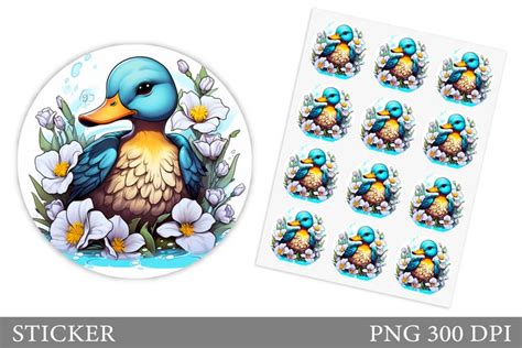 Cute Duck Sticker Design Cute Duck Sticker 4111269