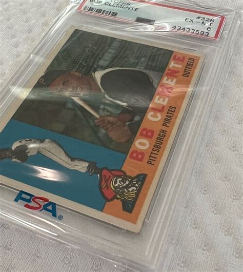 Topps Roberto Bob Clemente Graded Psa Pittsburgh