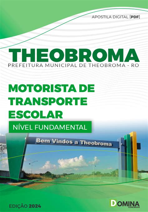 Apostila Pref Theobroma Ro Motorista Transporte Escolar