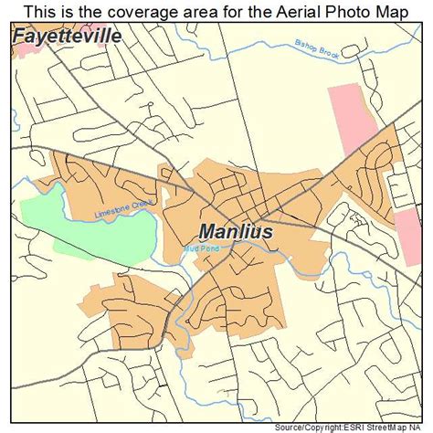 Aerial Photography Map of Manlius, NY New York