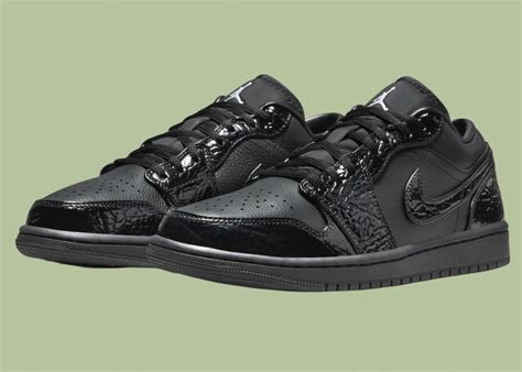 Air Jordan 1 Low Black Croc HJ7743-010