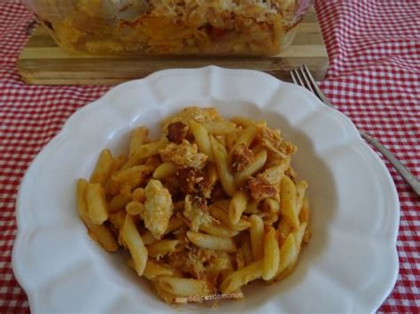 Gratin De Pâtes Au Poulet Et Chorizo Sauce Tomate Au M Cuisine Ou