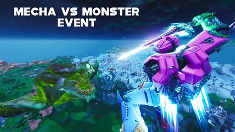 Fortnite Mech Vs Monster Event Youtube