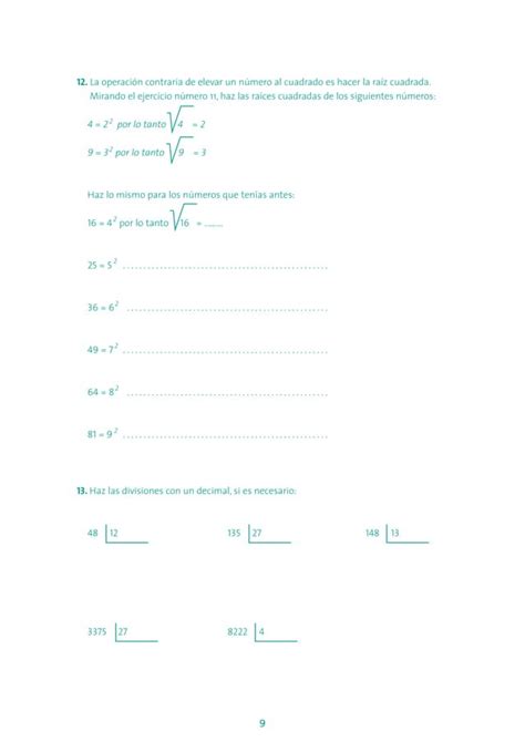 Cuaderno De Ejercicios Mate Pdf