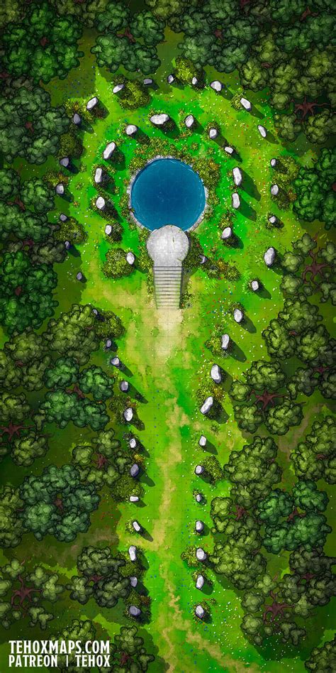 Mystic Forest Battlemap By Gamaweb On Deviantart