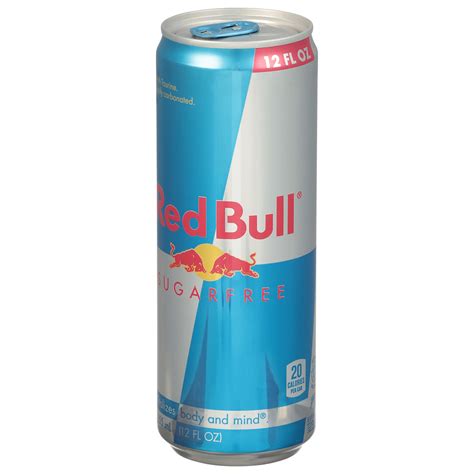 Red Bull Energy Drink Sugarfree Front Right Elevated