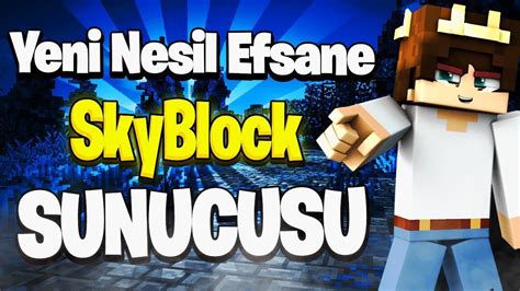 150 Aktifli SkyBlock Survival Sunucusu SennaNetwork Minecraft