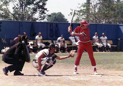 "Chapman College baseball player at bat"