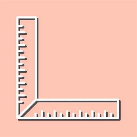 Square Ruler Vector Icon 20235095 Vector Art At Vecteezy