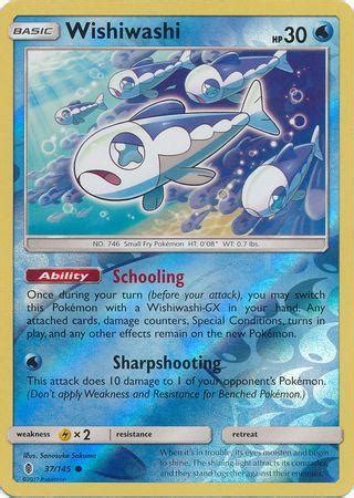 ESP Wishiwashi 37 145 Common Reverse Holo Playset