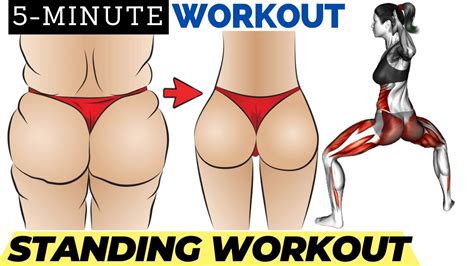 5 Minute Better Butt Workout Lift And Tone Your Glutes At Any Age Youtube