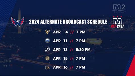 Monumental Sports Network To Debut Alternate Broadcast For Capitals And