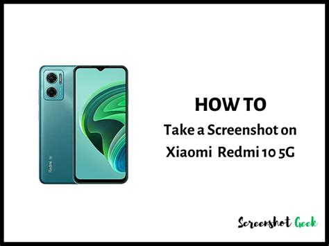 How To Take A Screenshot On Xiaomi Redmi 10 5G 4 QUICK Methods