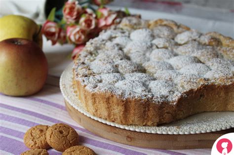 Crostata Cuor Di Mela E Amaretti Amamela Ricetta Torta Festa Della Mamma