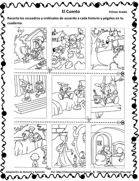 Ejercicios De Primaria Tarea De Las Partes Del Cuento Para Primaria Images