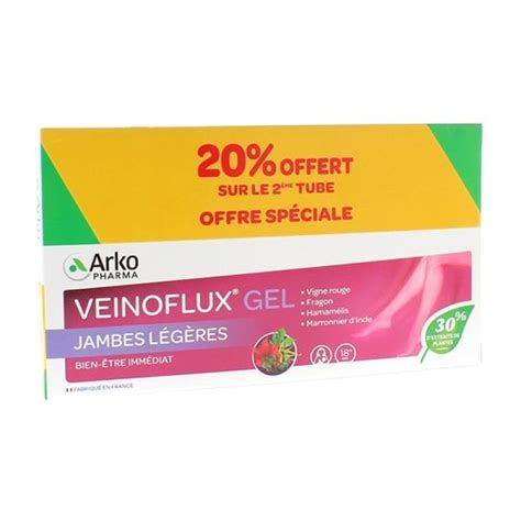 Arkopharma Veinoflux Jambes Légères 150ml X2 Farmacia Galeno