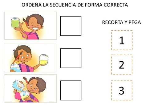 SECUENCIAS TEMPORALES ORDENAR DE FORMA CORRECTA Orientacion Andujar