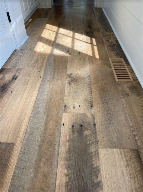 Original Face Skip Planed White Oak Flooring Southend Reclaimed