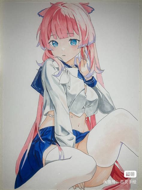 Bailing S Japanese Anime Girls Hot Sexy Hand Drawing With Marker