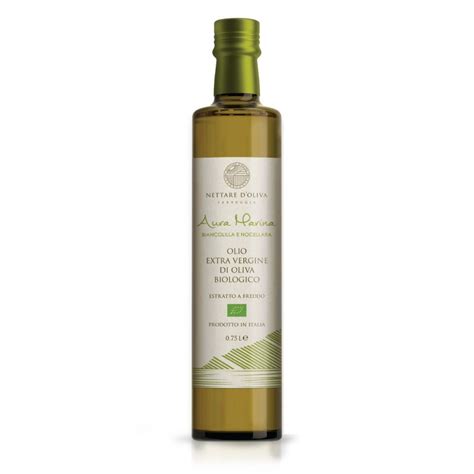 0 75 Lt BIO Extra Virgin Olive Oil Aura Marina From Organic Agriculture