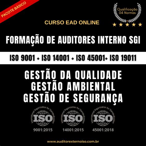 FormaÇÃo De Auditor Interno Profissional Sgi InterpretaÇÃo Dos Requisitos Das Normas Iso 9001