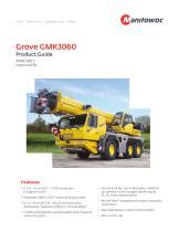 Kran Mit Eigenantrieb GMK3060 Manitowoc Cranes Mit Ausleger