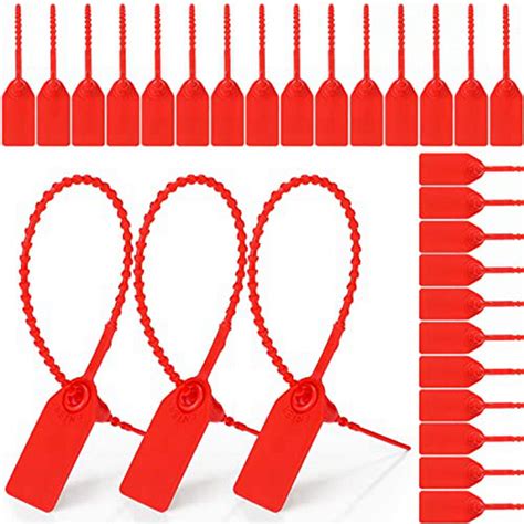 Ckepdyeh 500 Pcs Plastic Tamper Seals Zip Ties For Fire Extinguishers