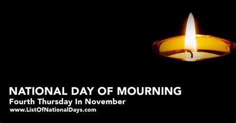 When Is National Day Of Mourning 2025 Usa Amity Beverie