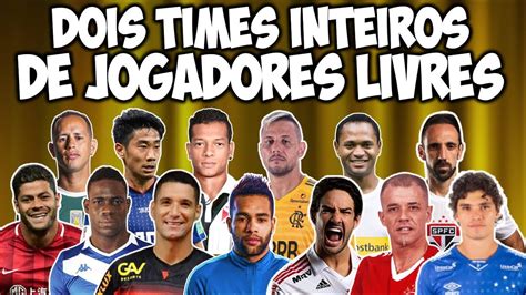 DE GRAÇA CONHEÇA 22 BONS JOGADORES LIVRES NO MERCADO E QUE PODEM