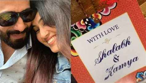 Kamya Panjabi Shares The First Full Look Of Her Wedding Card All Set